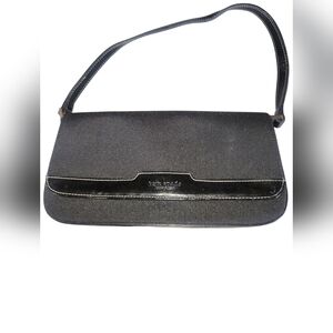 Kate Spade NY Black Anyday Women's Fabric/Leather Stitch Detail Shoulder Handbag